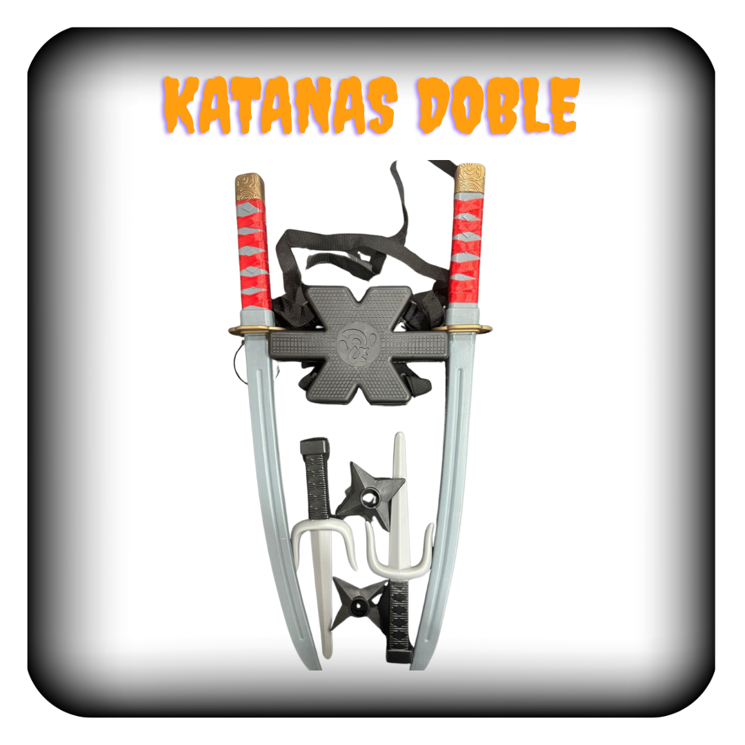 Katanas dobles de juguete