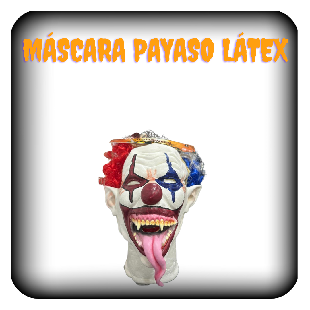 Máscara de payaso látex
