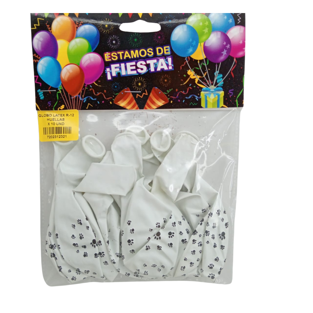 Globo con estampados
