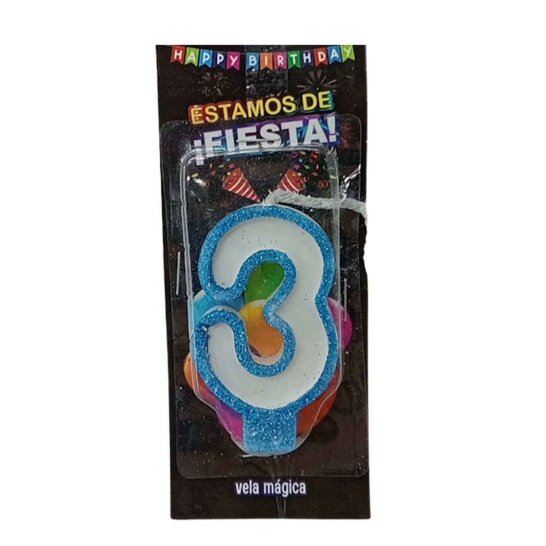 Vela Mágica de Número #3