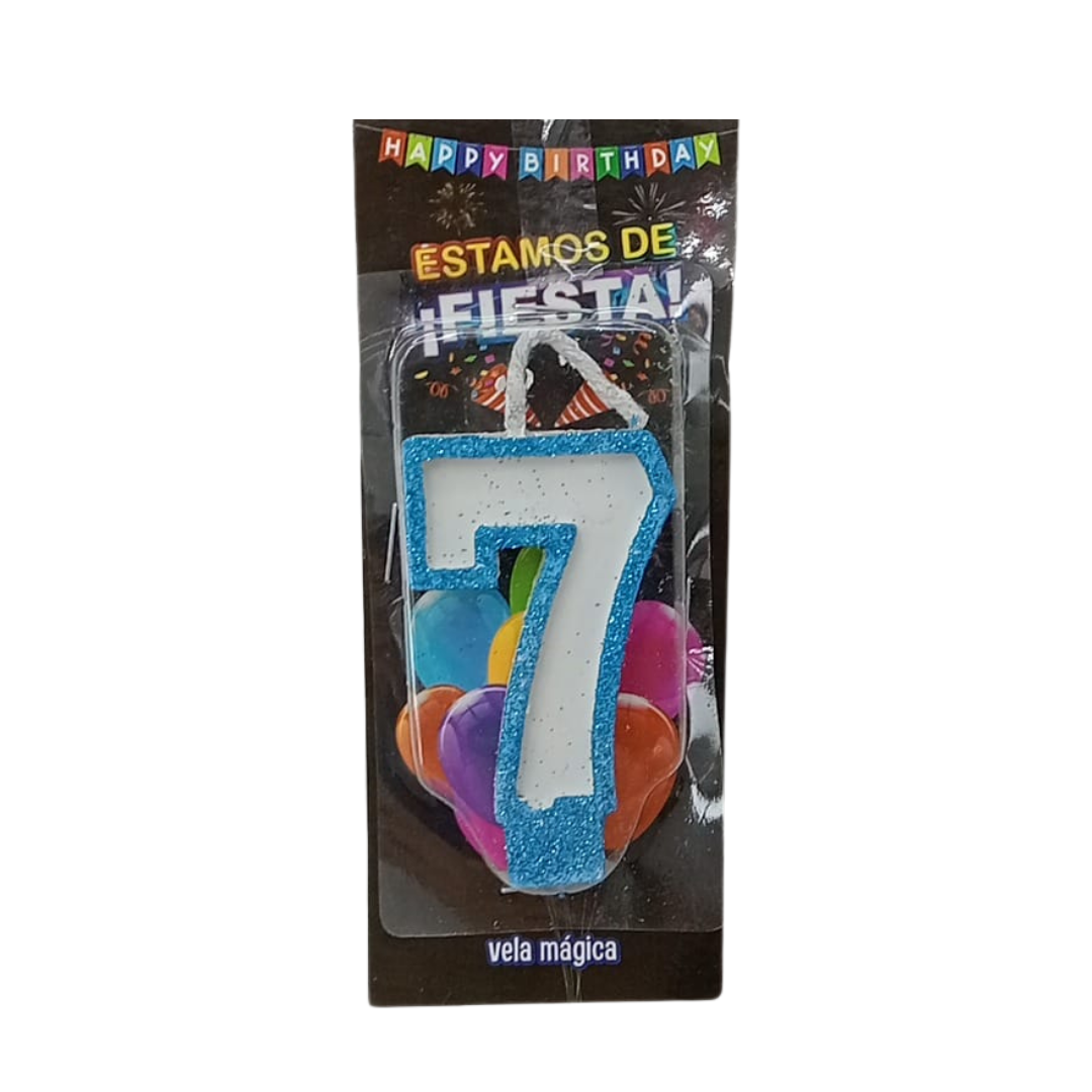 Vela Mágica de Número #7
