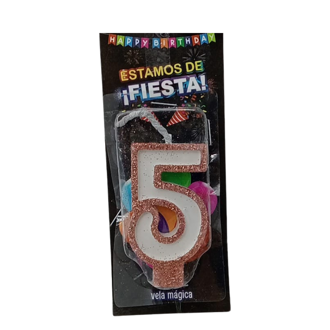 Vela Mágica de Número #5