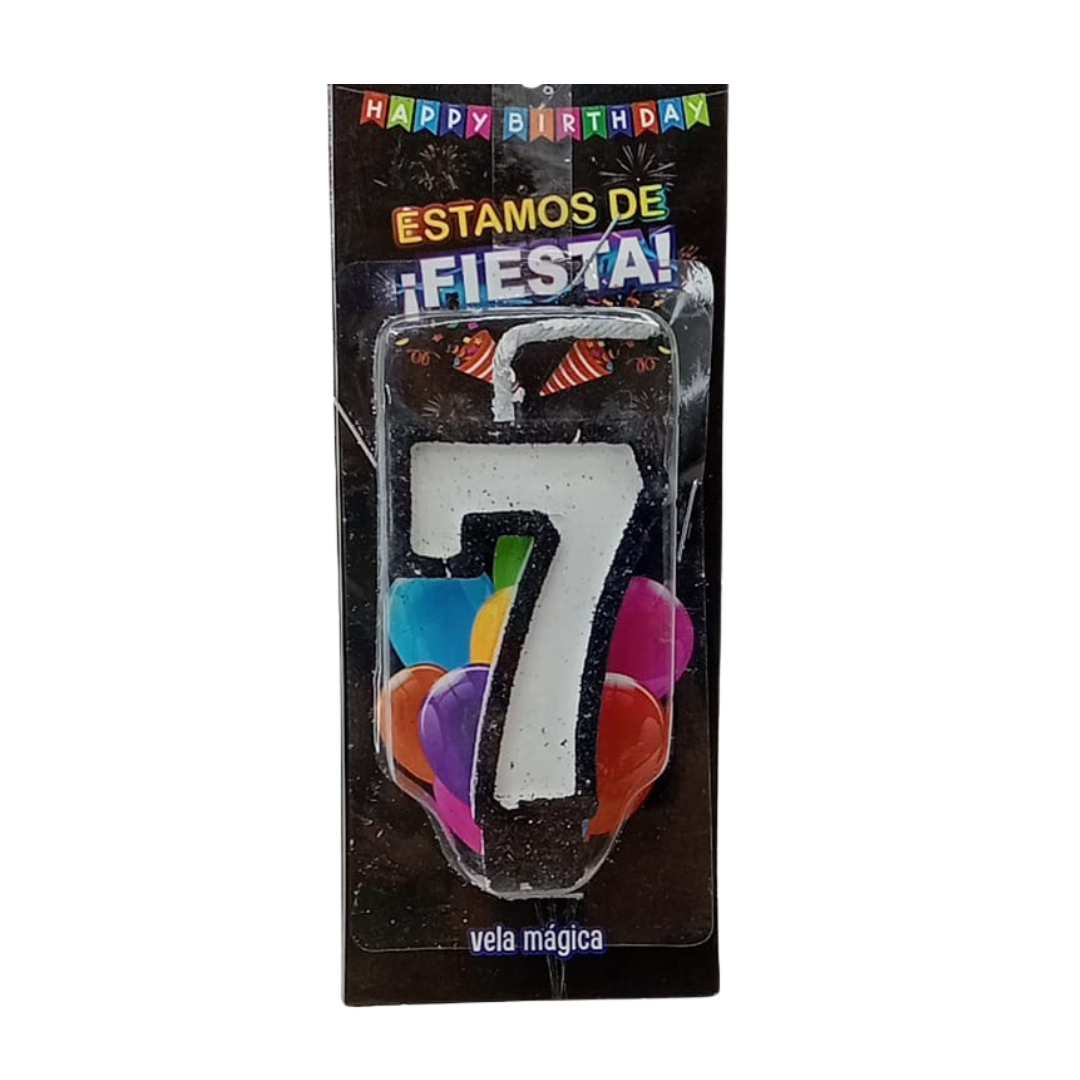 Vela Mágica de Número #7