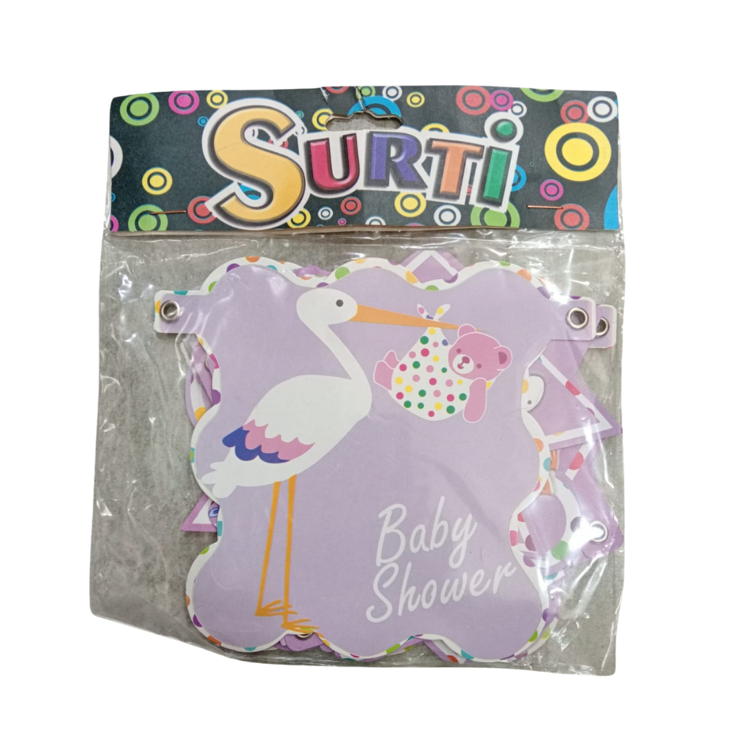 Kit decoracion baby shower niña