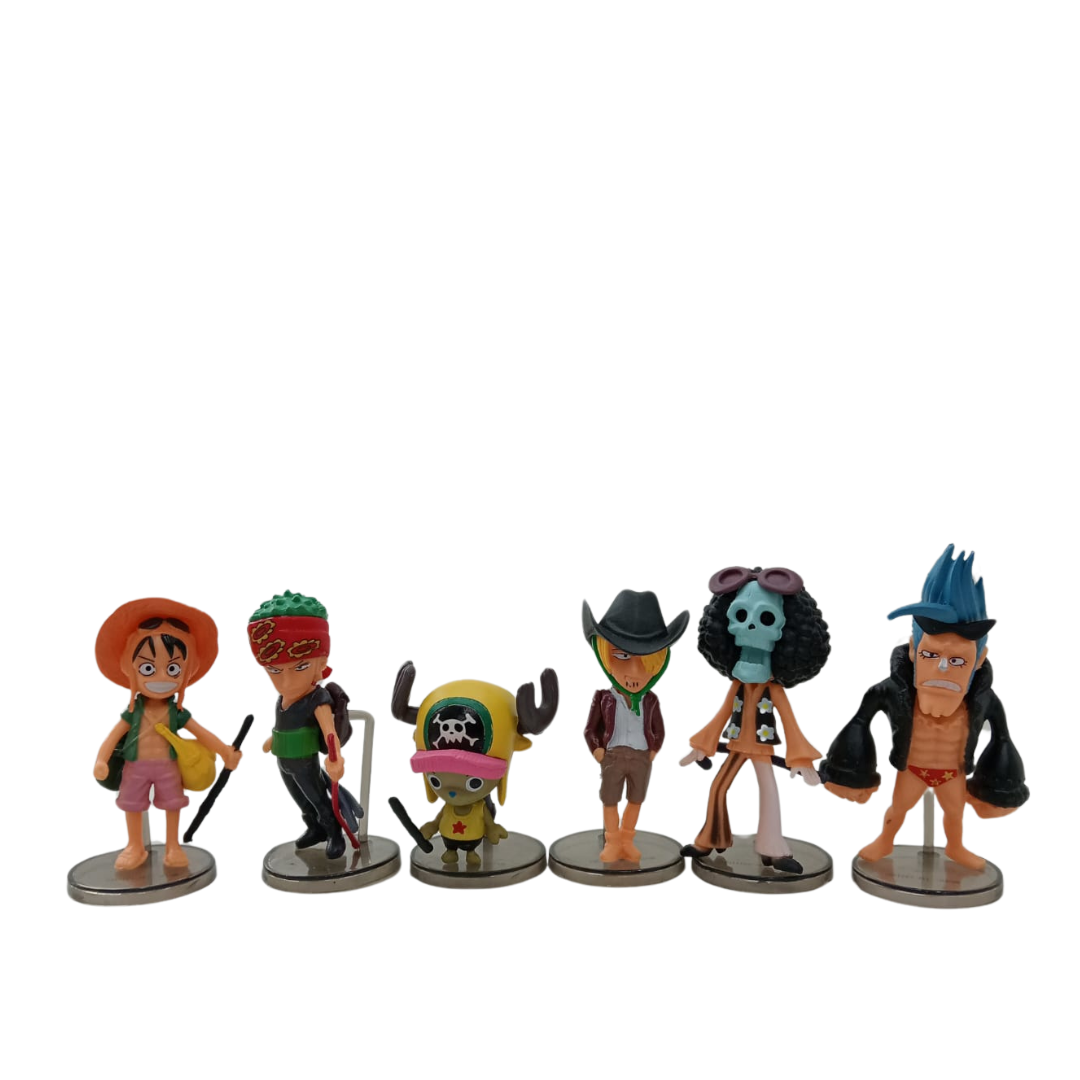 Figura coleccionable x6 de one piece