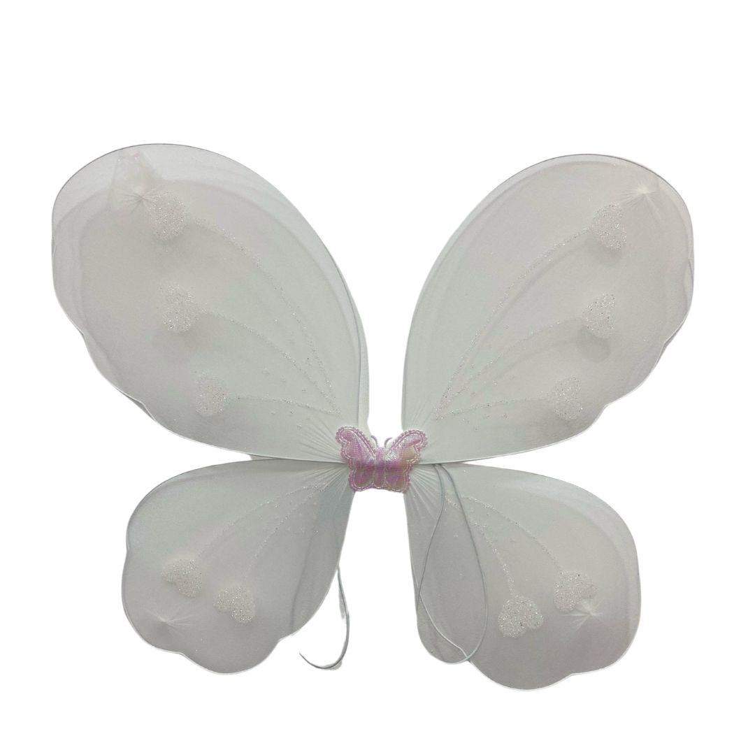 Alas de mariposa blanca
