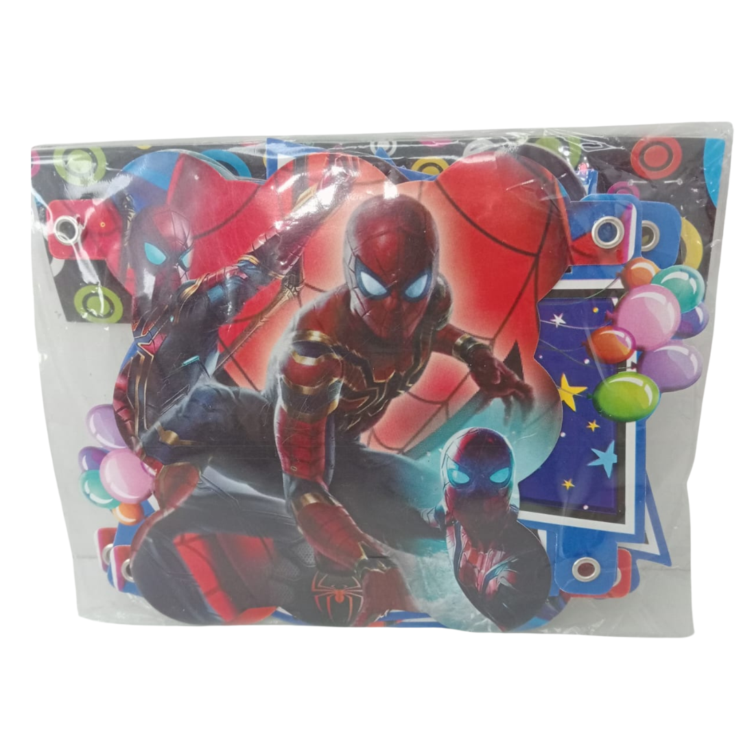 Guirnalda decorativa spiderman