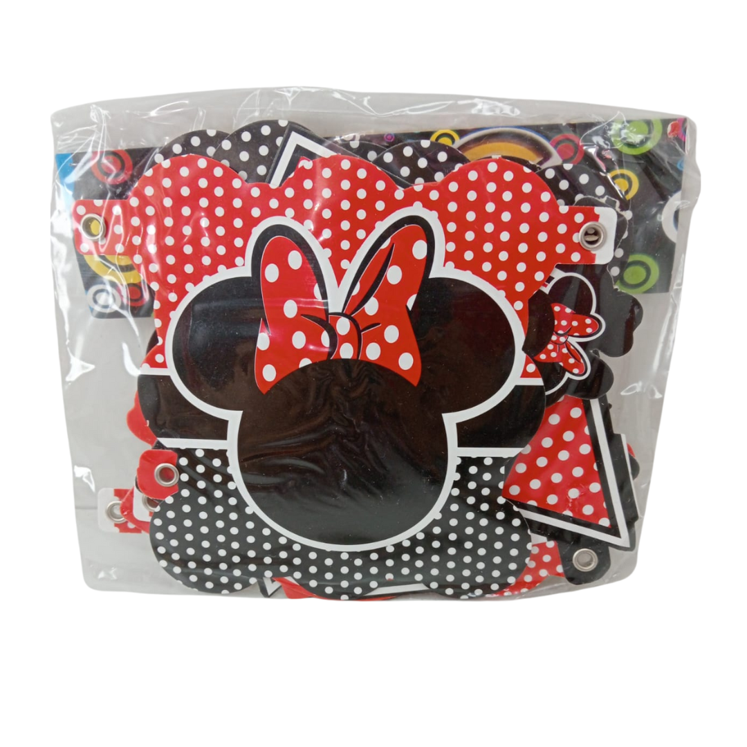 Kit decoracion minnie mouse orejas