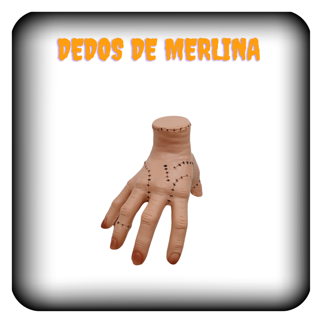 Dedos de locos Addams - Merlina