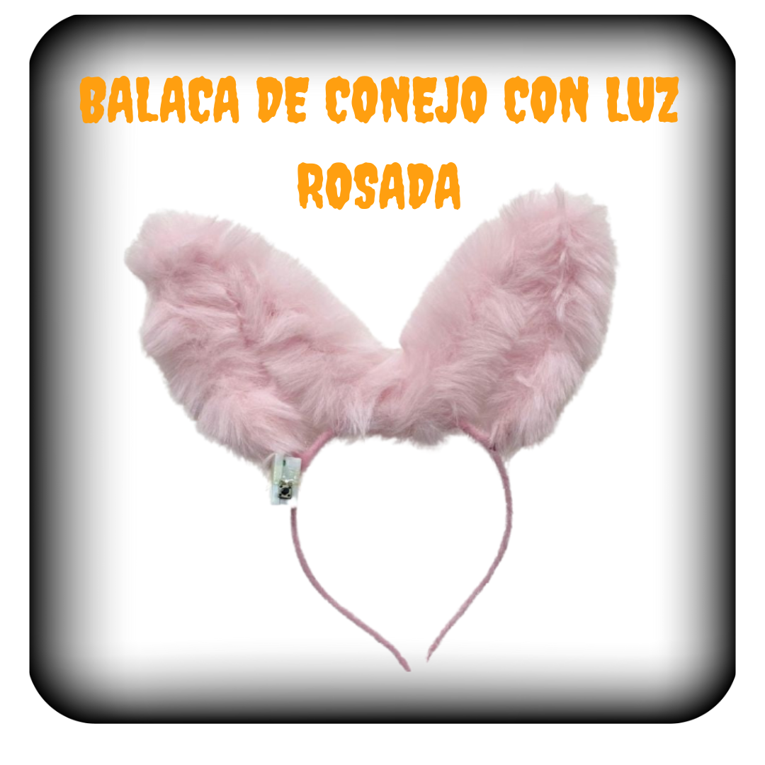 Balaca de conejo con luz