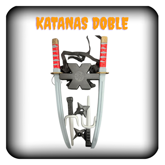 Katanas dobles de juguete