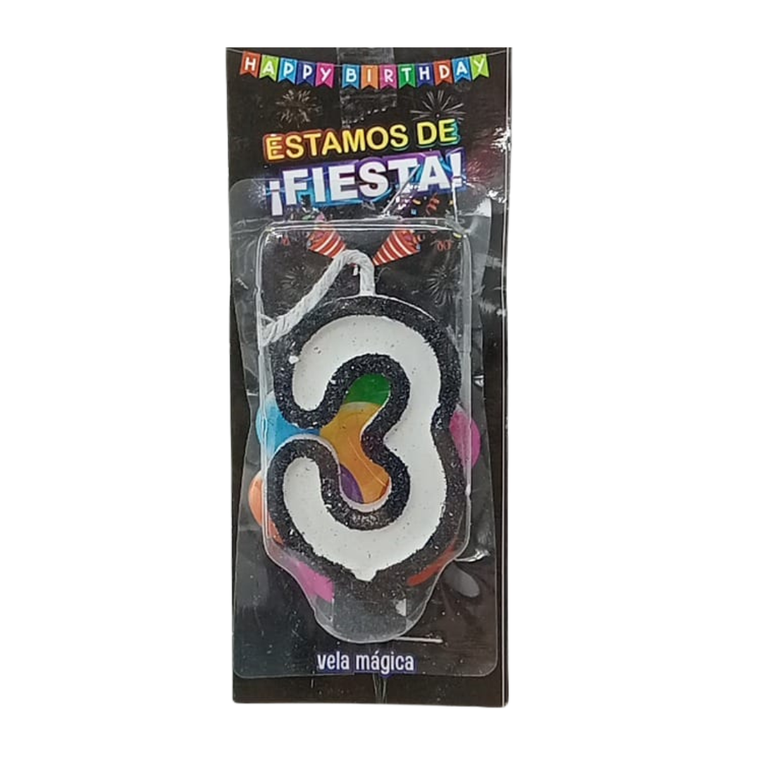 Vela Mágica de Número #3