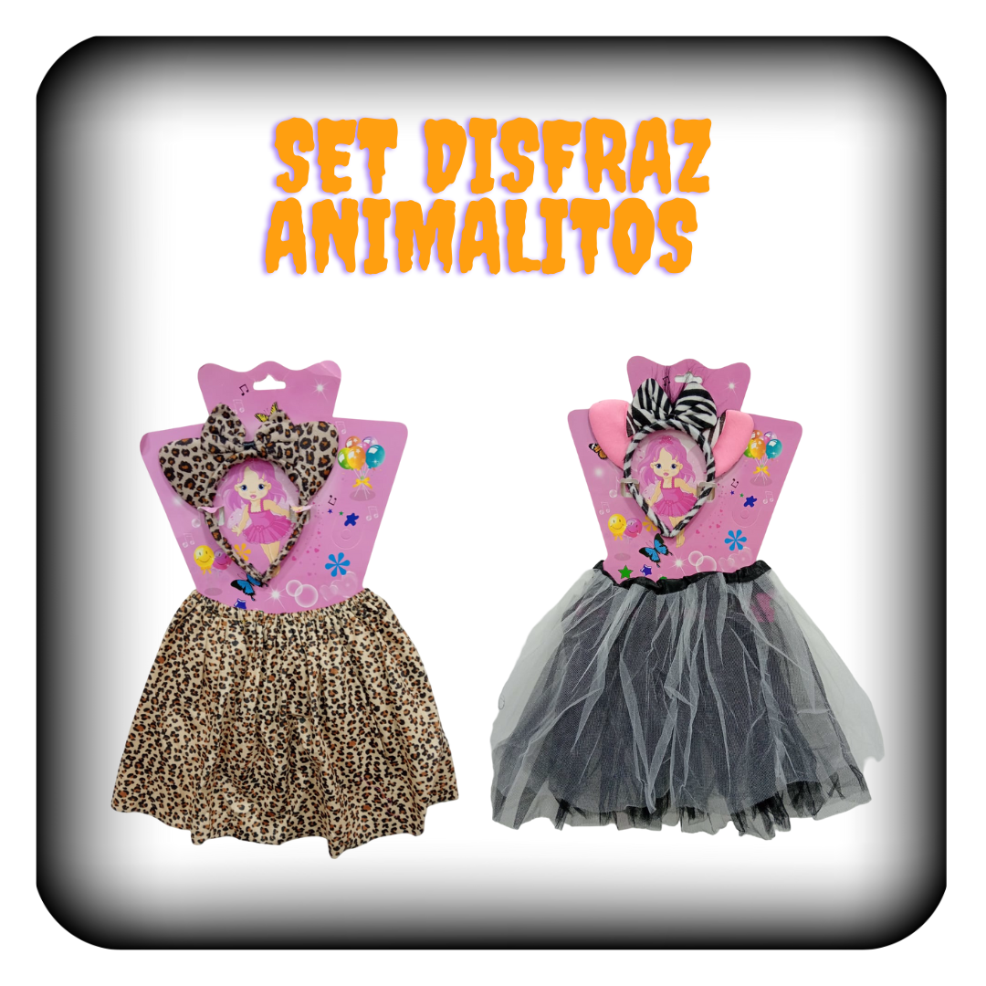 Set de disfraz de animalitos