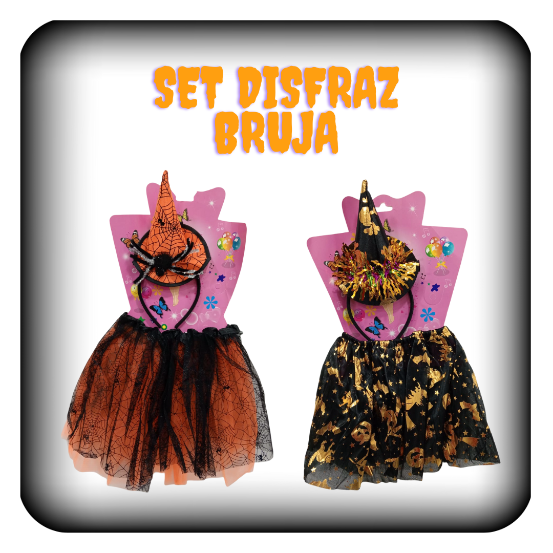 Set disfraz bruja