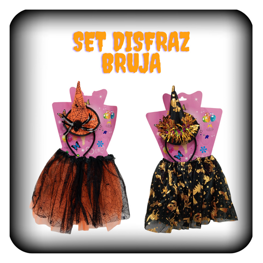 Set disfraz bruja