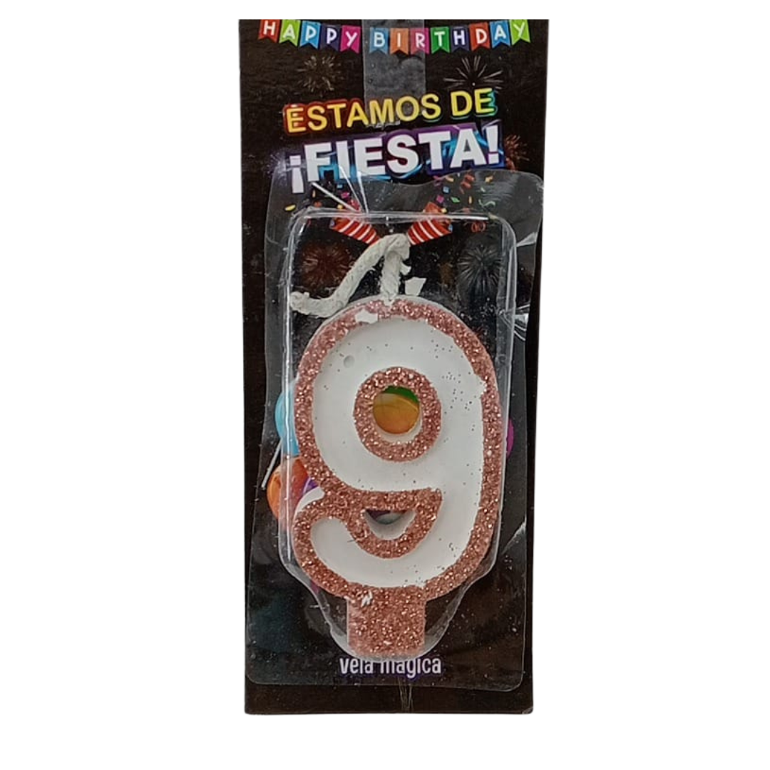 Vela Mágica de Número #9