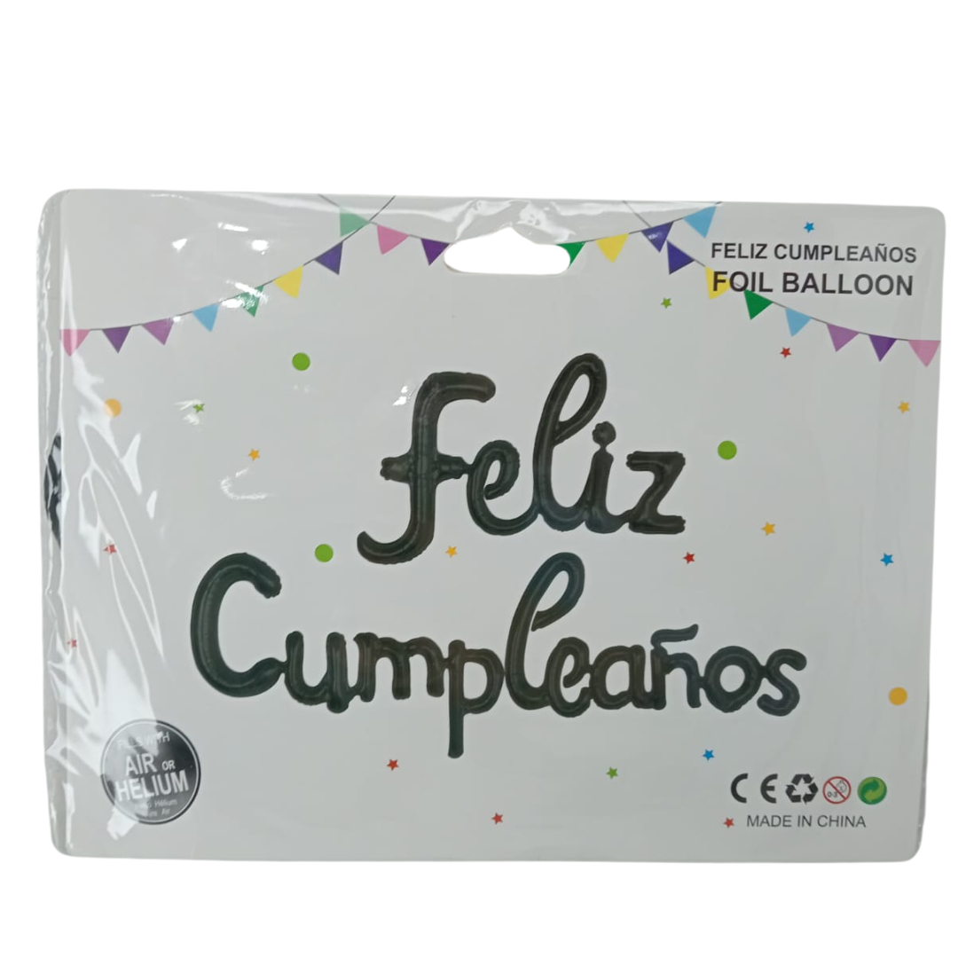 Globo feliz cumpleaños