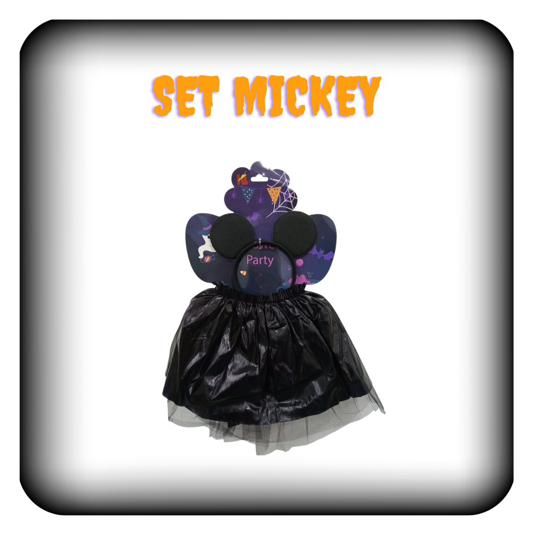 Set de disfraz de Mickey y pirata