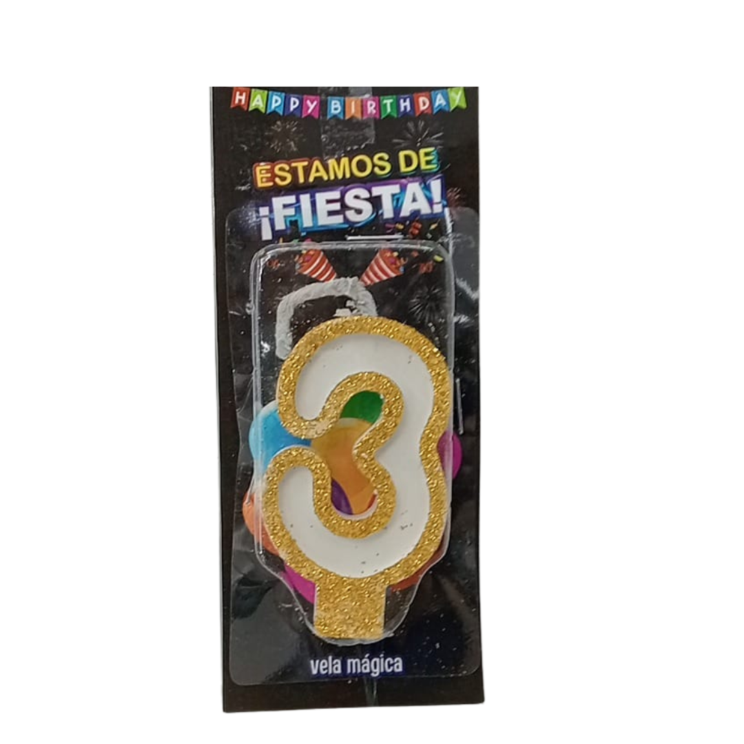 Vela Mágica de Número #3