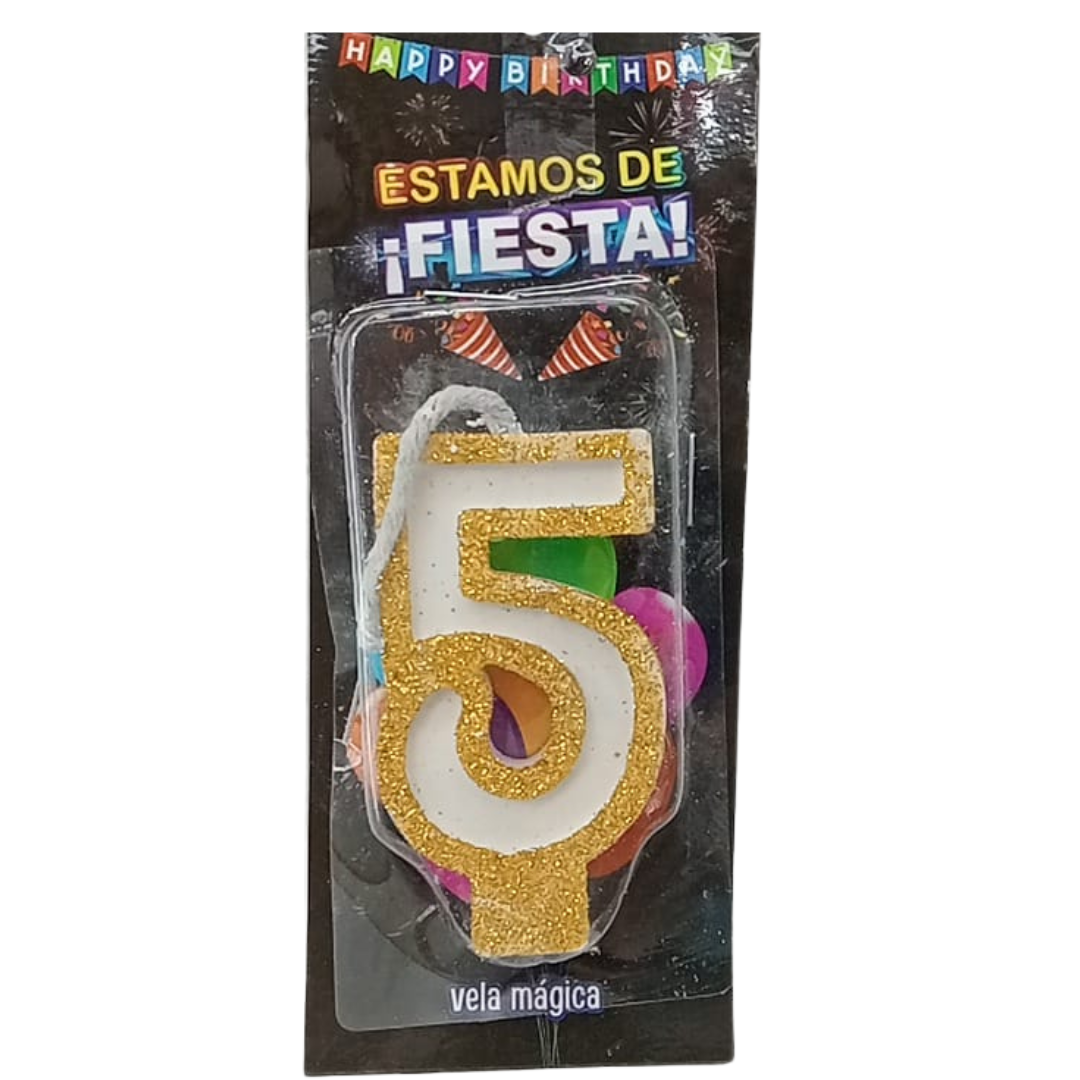 Vela Mágica de Número #5