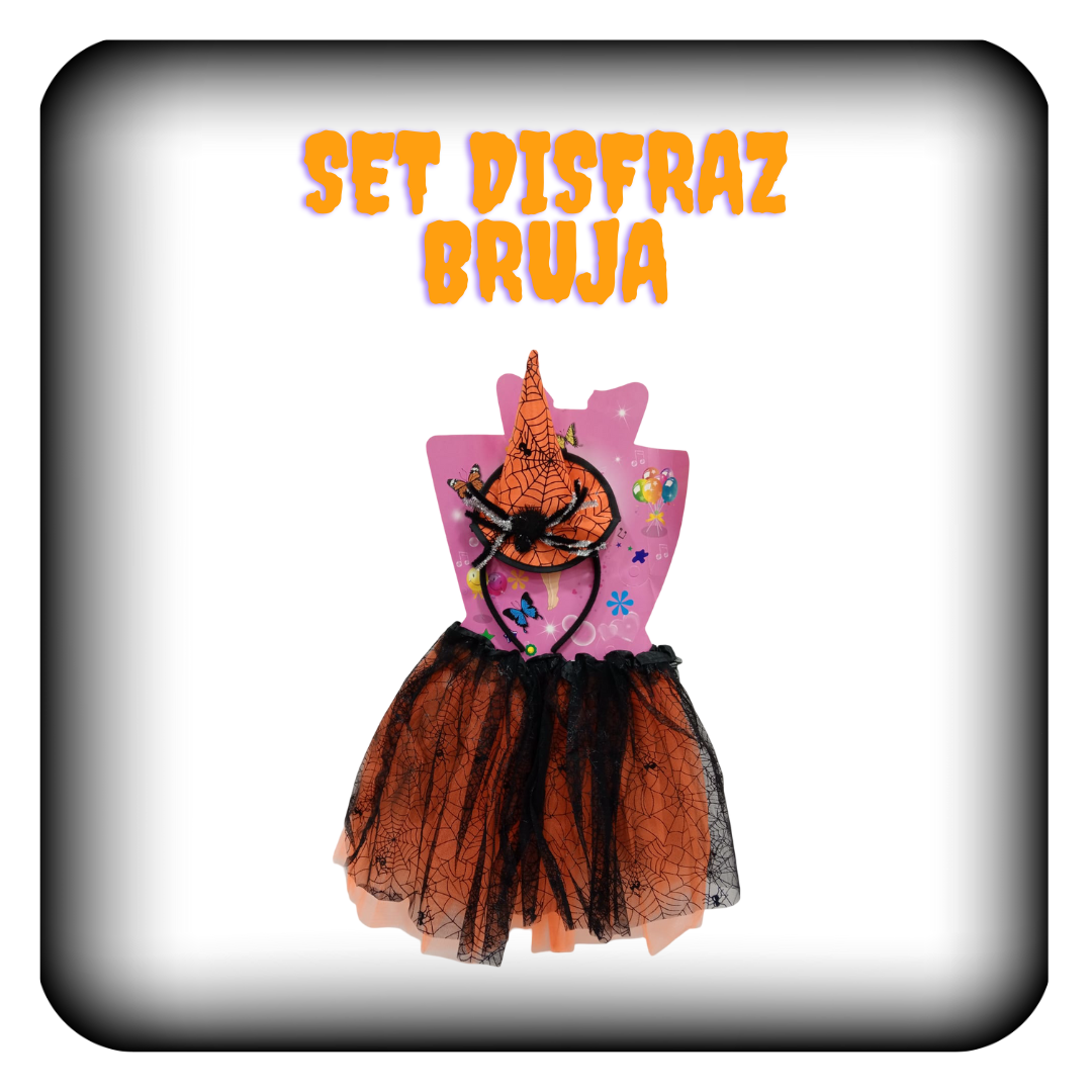Set disfraz bruja