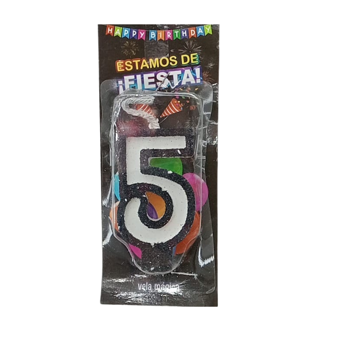 Vela Mágica de Número #5