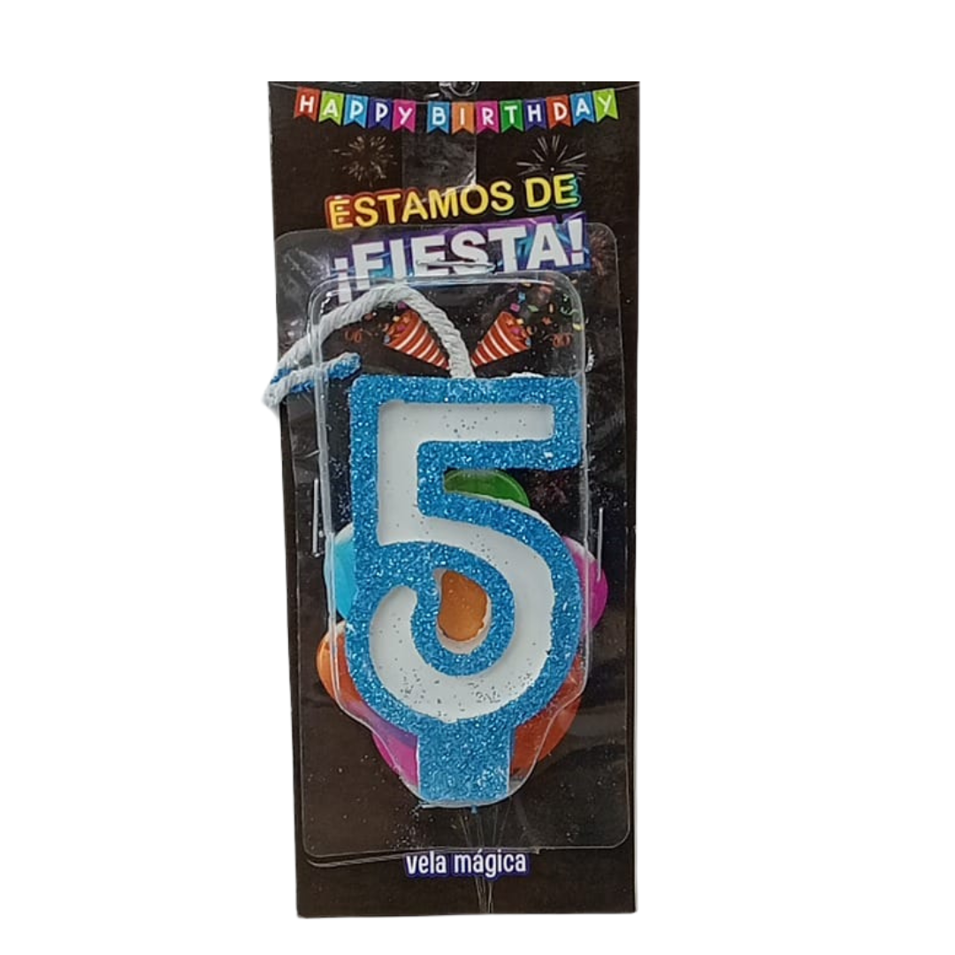 Vela Mágica de Número #5