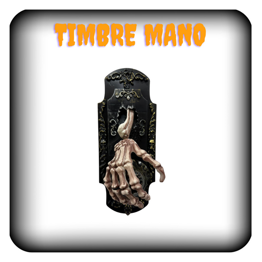 Timbre de mano esqueleto