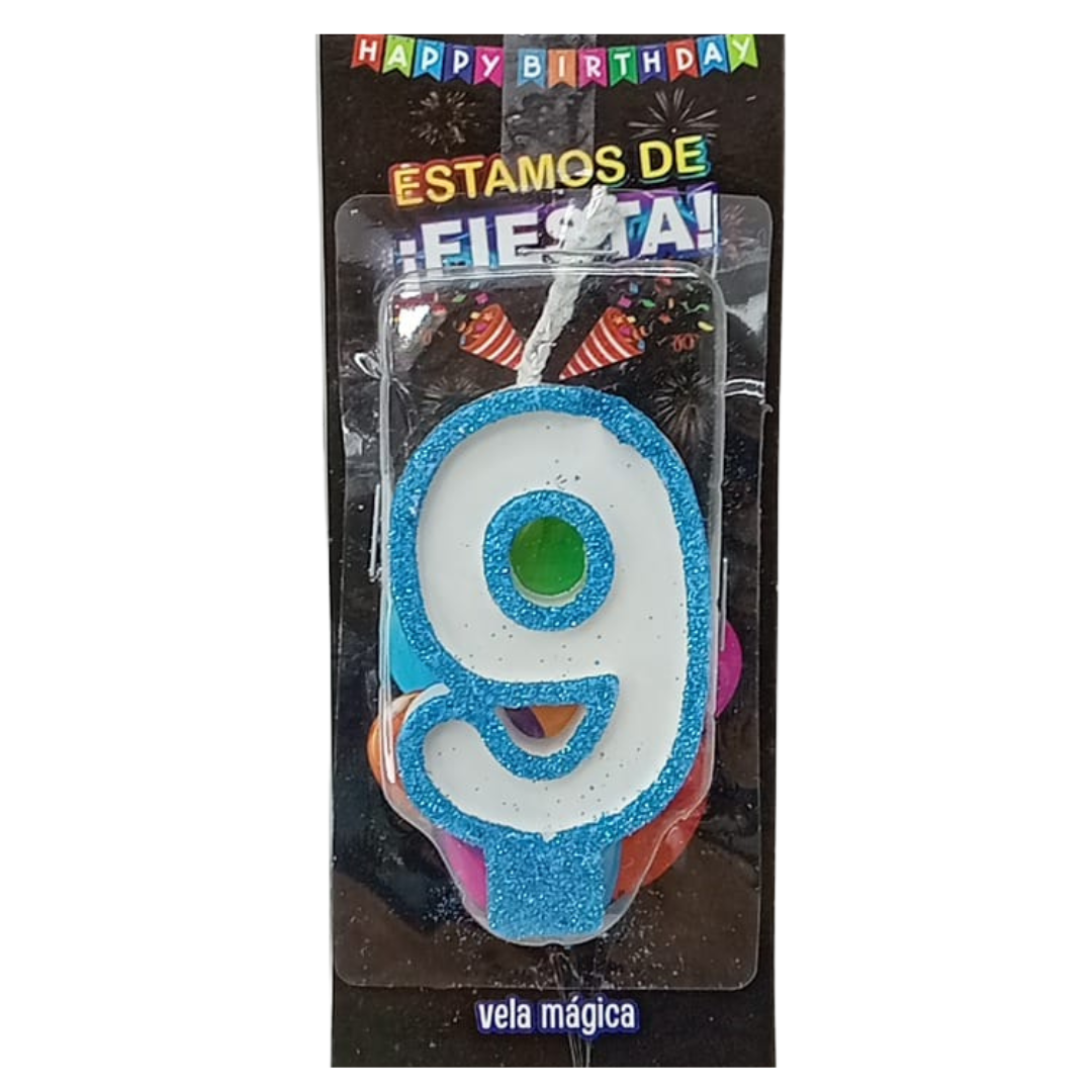 Vela Mágica de Número #9