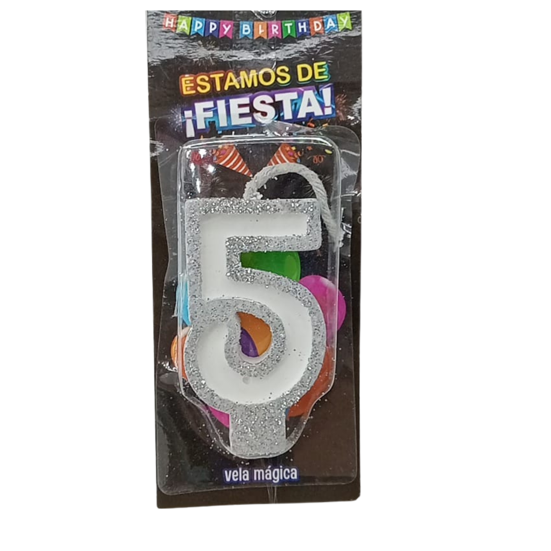 Vela Mágica de Número #5