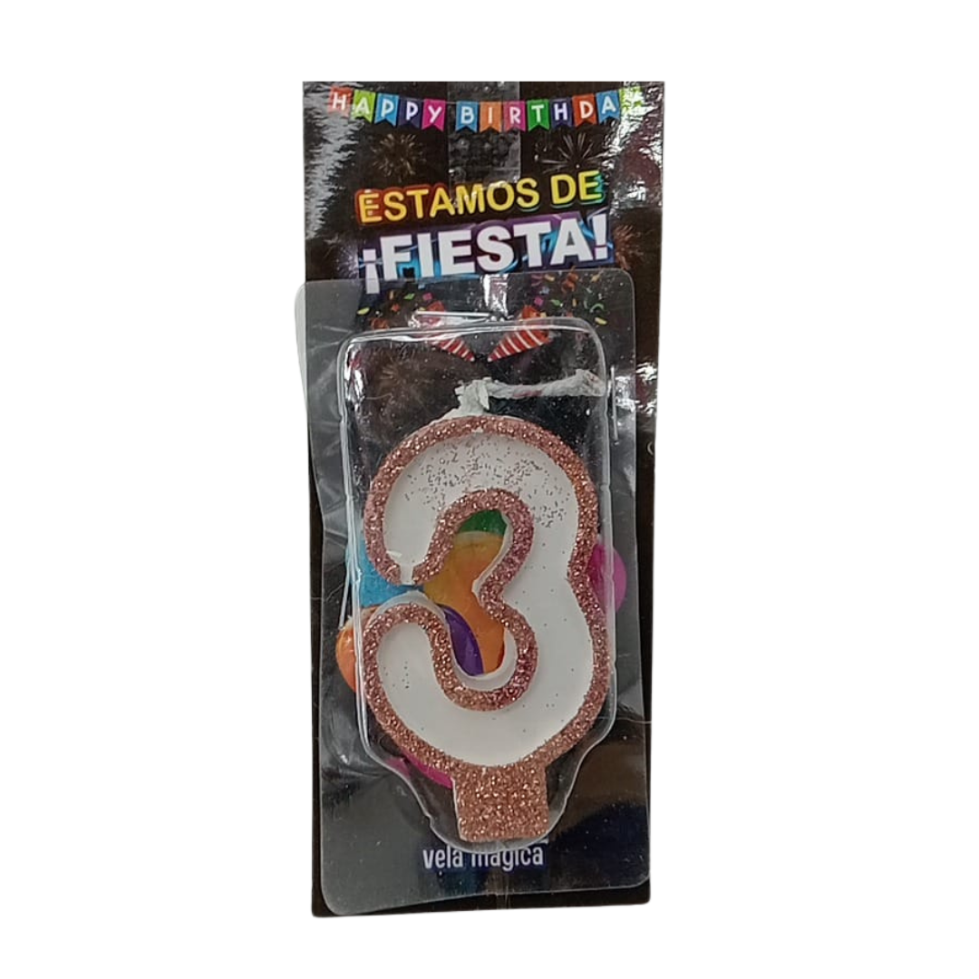 Vela Mágica de Número #3