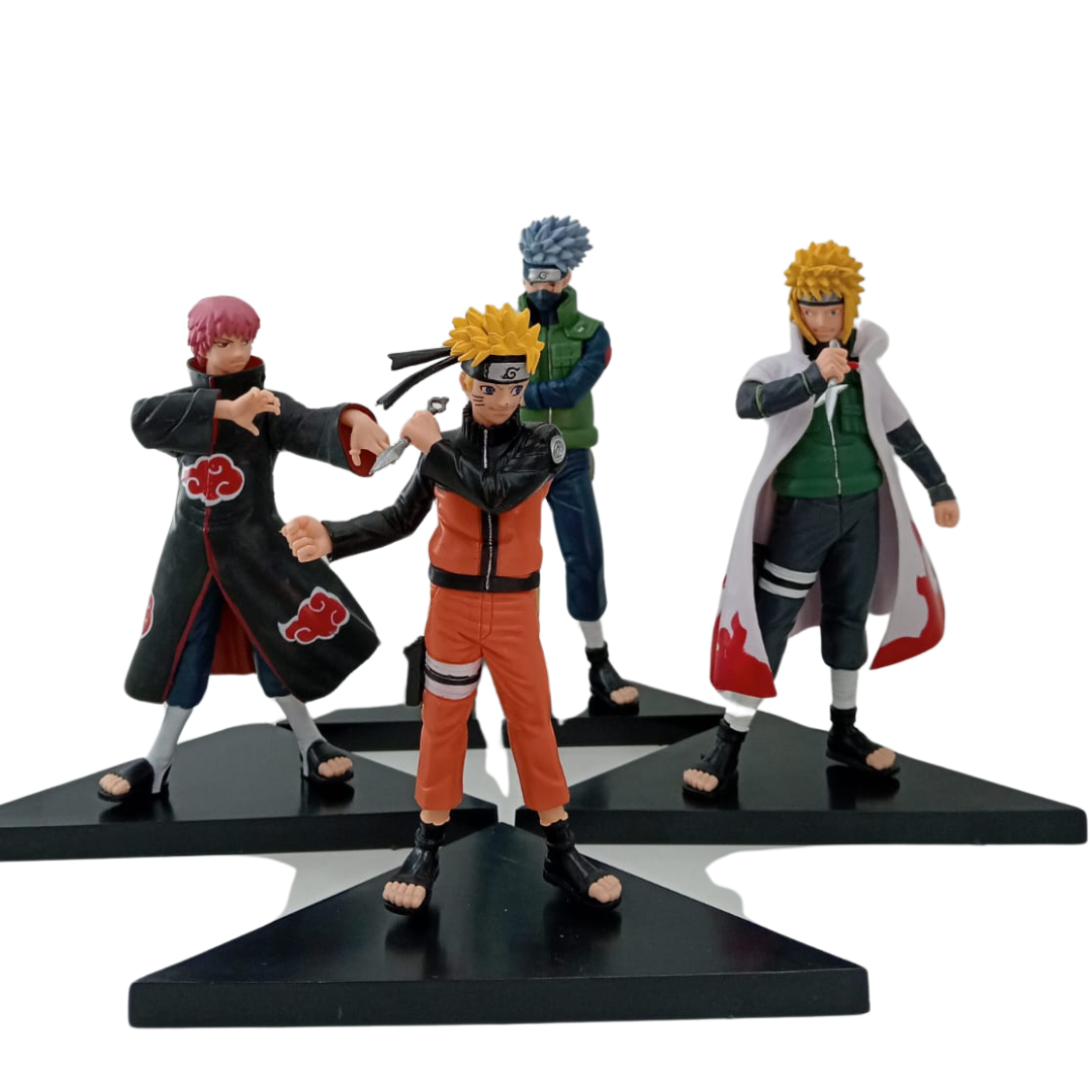 Figura coleccionable de naruto x4