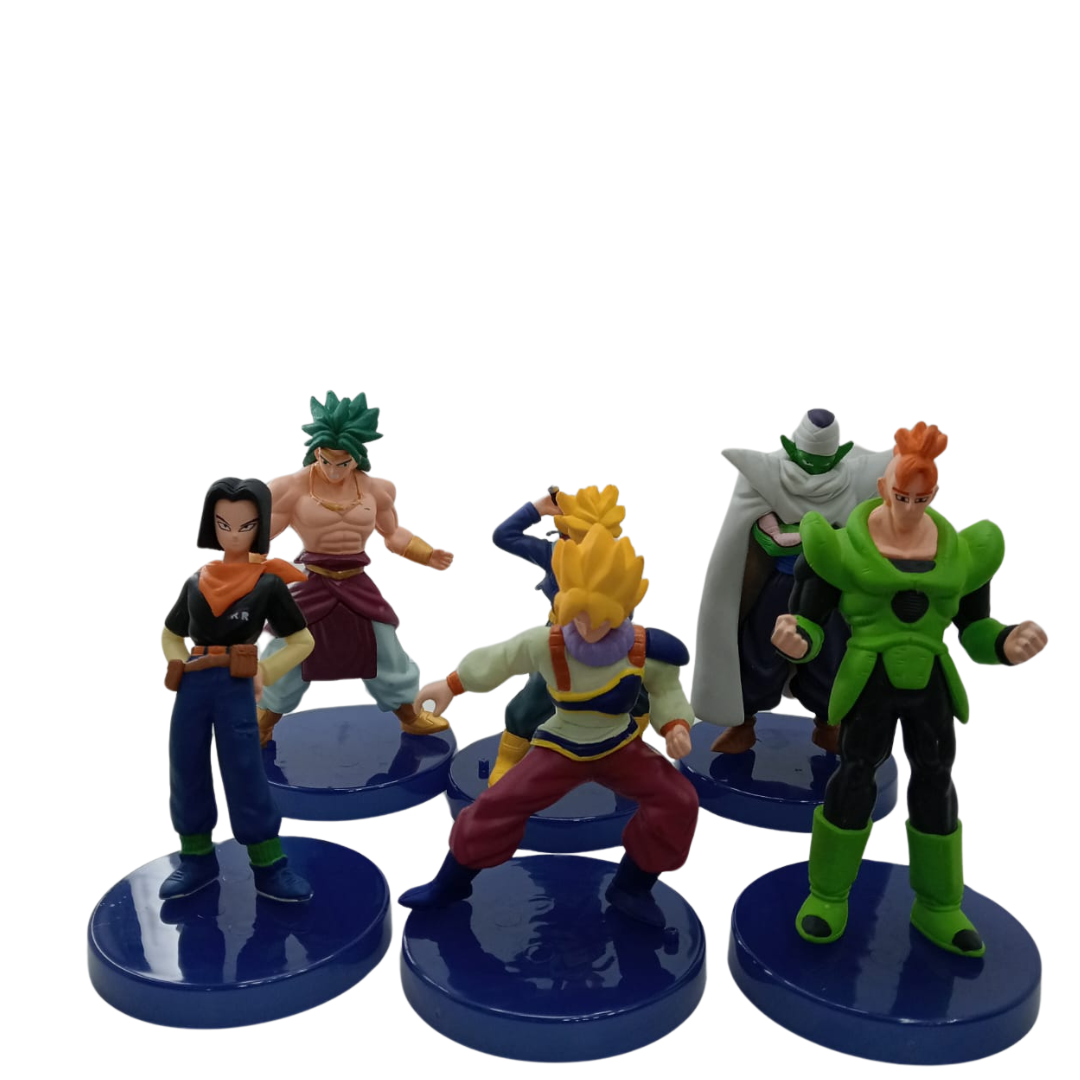 Figura coleccionable x6 de dragon ball