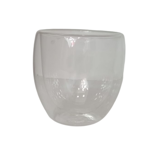 Vaso transparente y con diseño