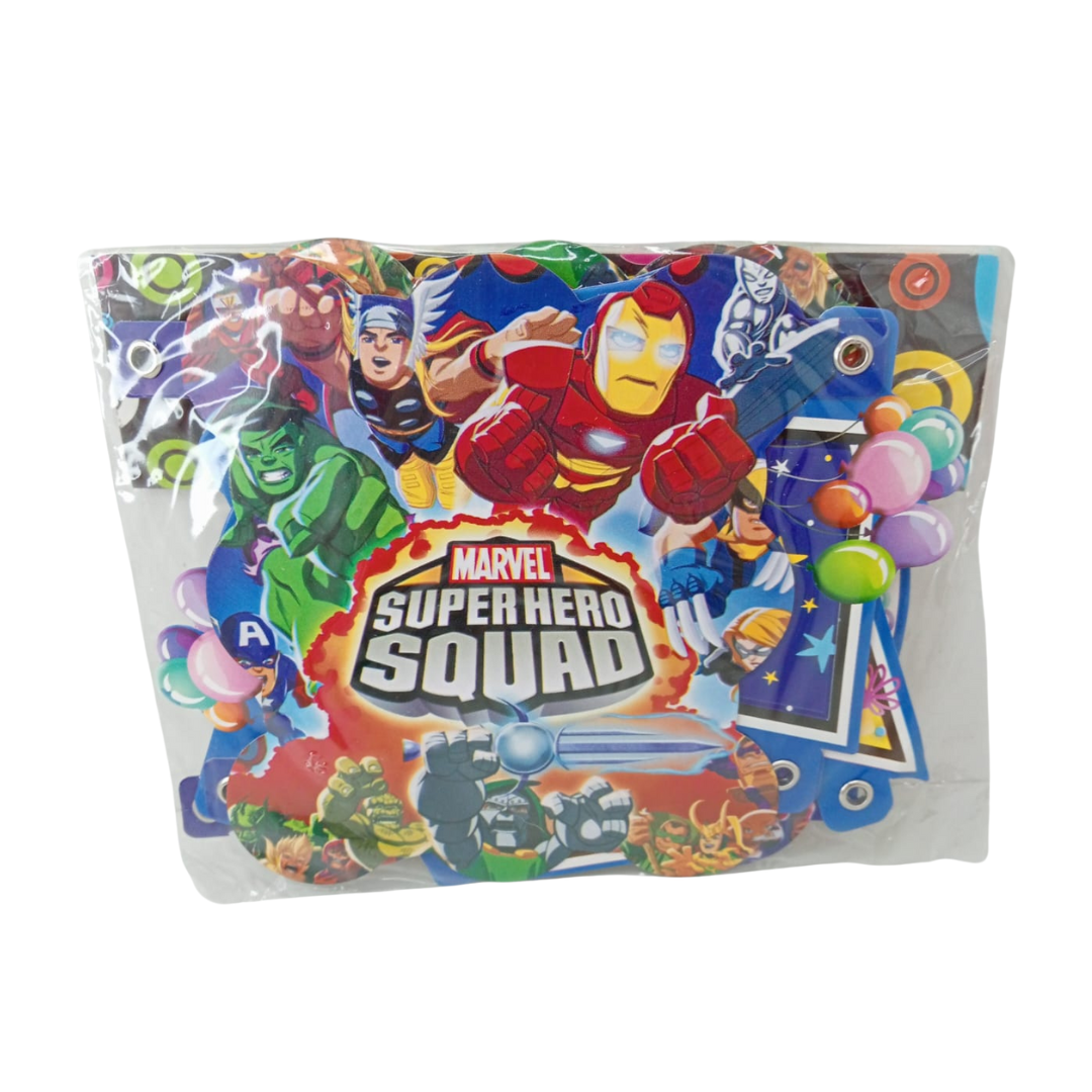 Guirnalda decorativa superheroes