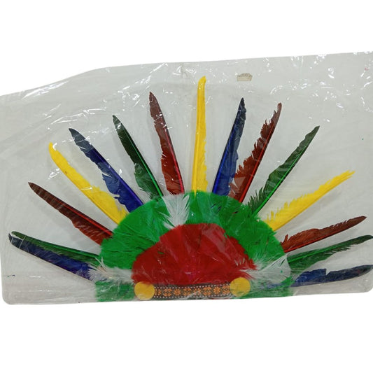Diadema de penacho de plumas
