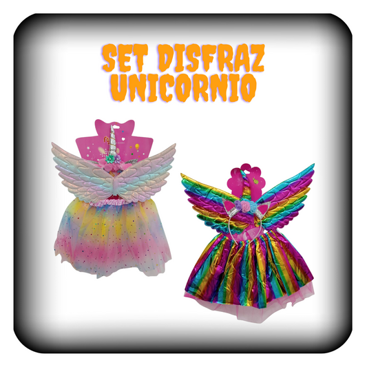 Set disfraz unicornio