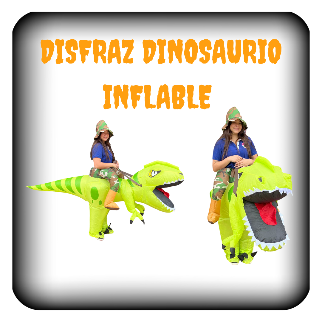 Disfraz dinosaurio inflable