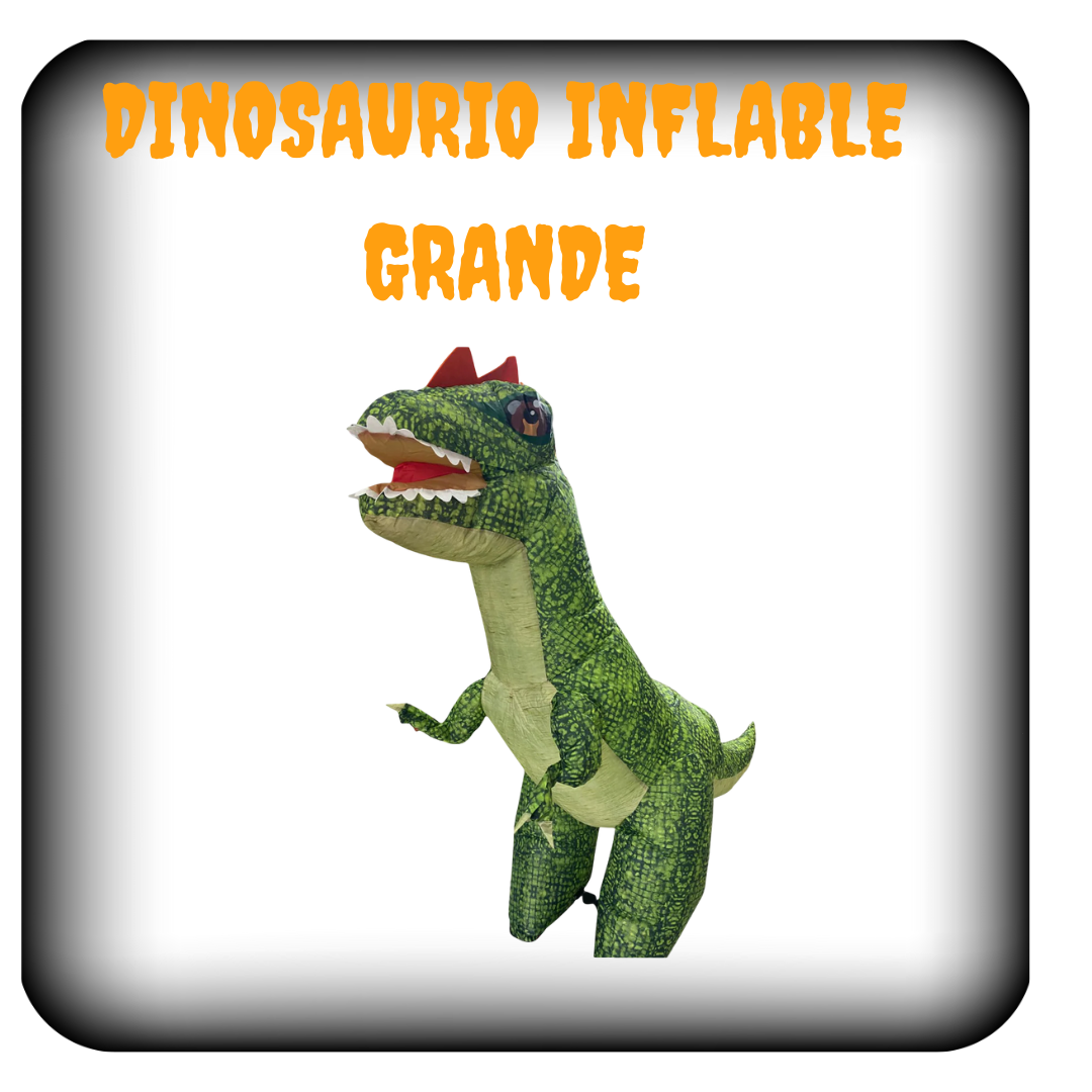 Dinosaurio inflable grande
