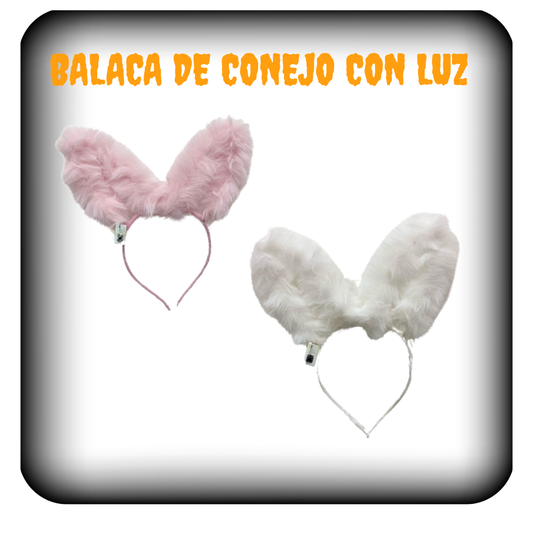Balaca de conejo con luz