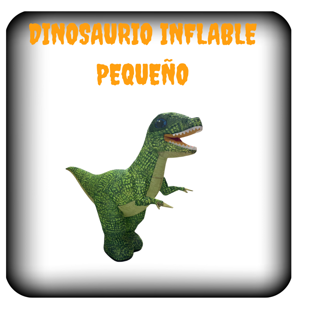 Dinosaurio inflable pequeño
