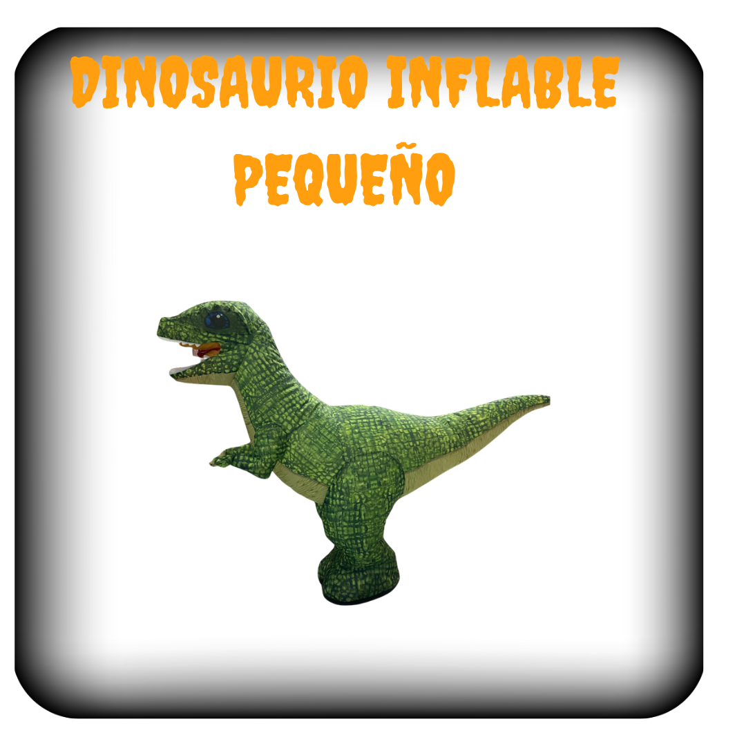 Dinosaurio inflable pequeño