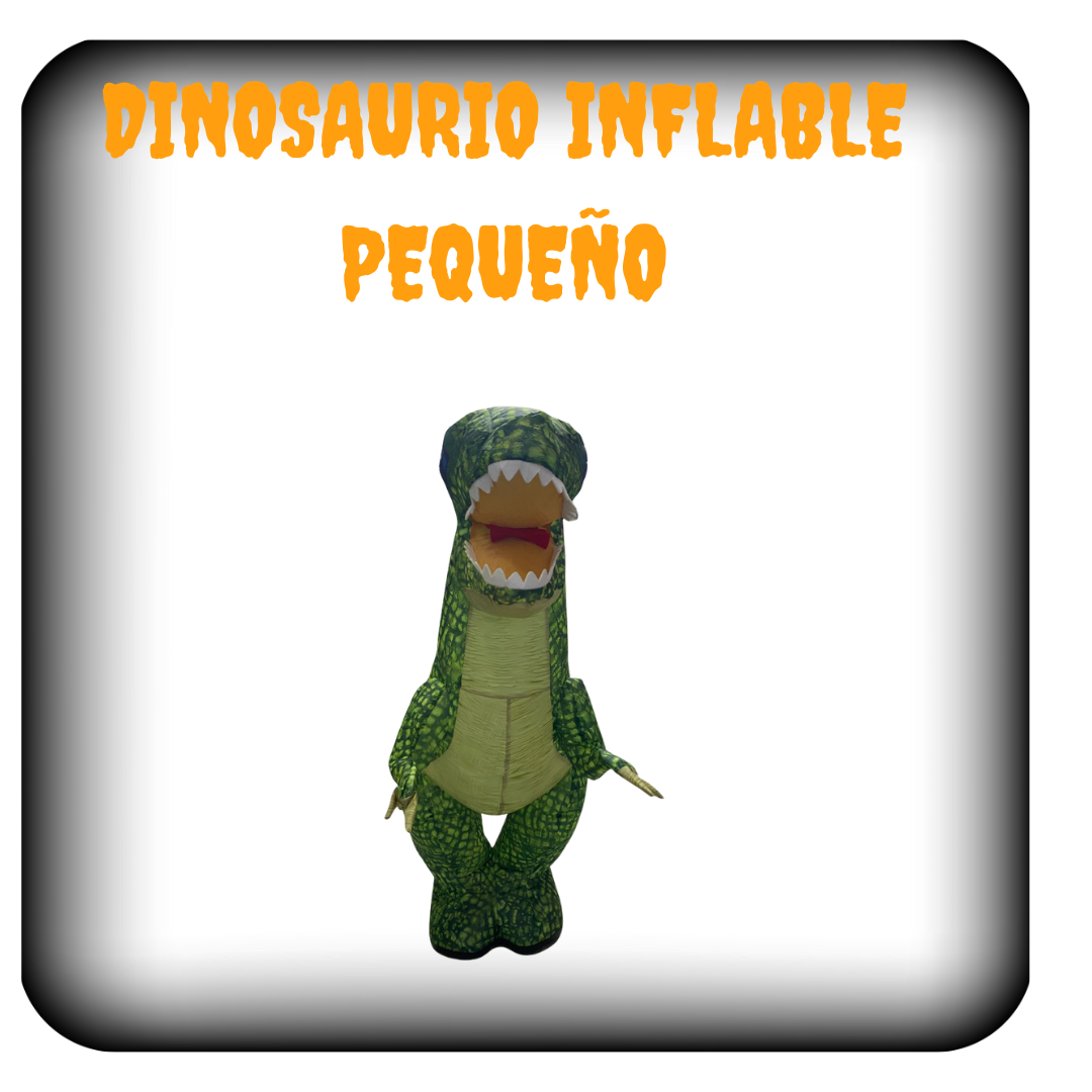 Dinosaurio inflable pequeño