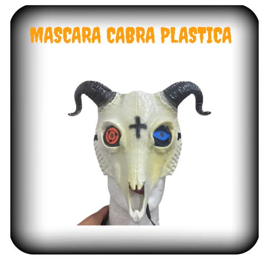 Máscara cabra plástica
