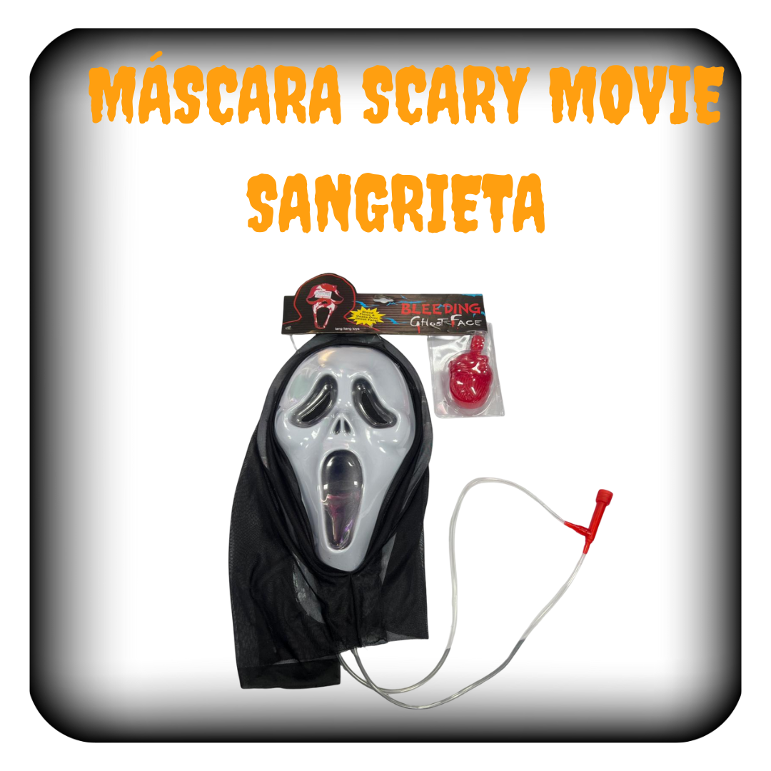 Máscara scary movie sangrienta