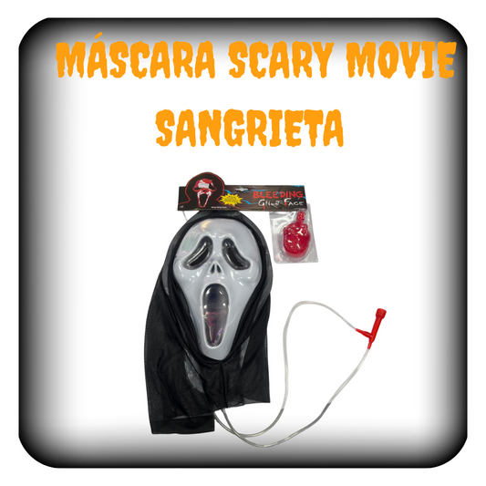 Máscara scary movie sangrienta
