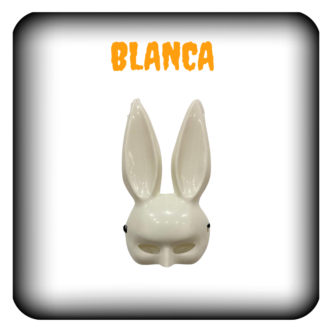 Mascara de conejo sencilla