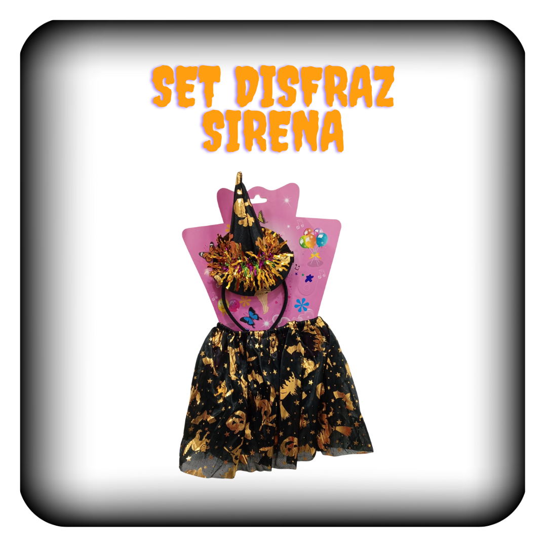 Set disfraz bruja