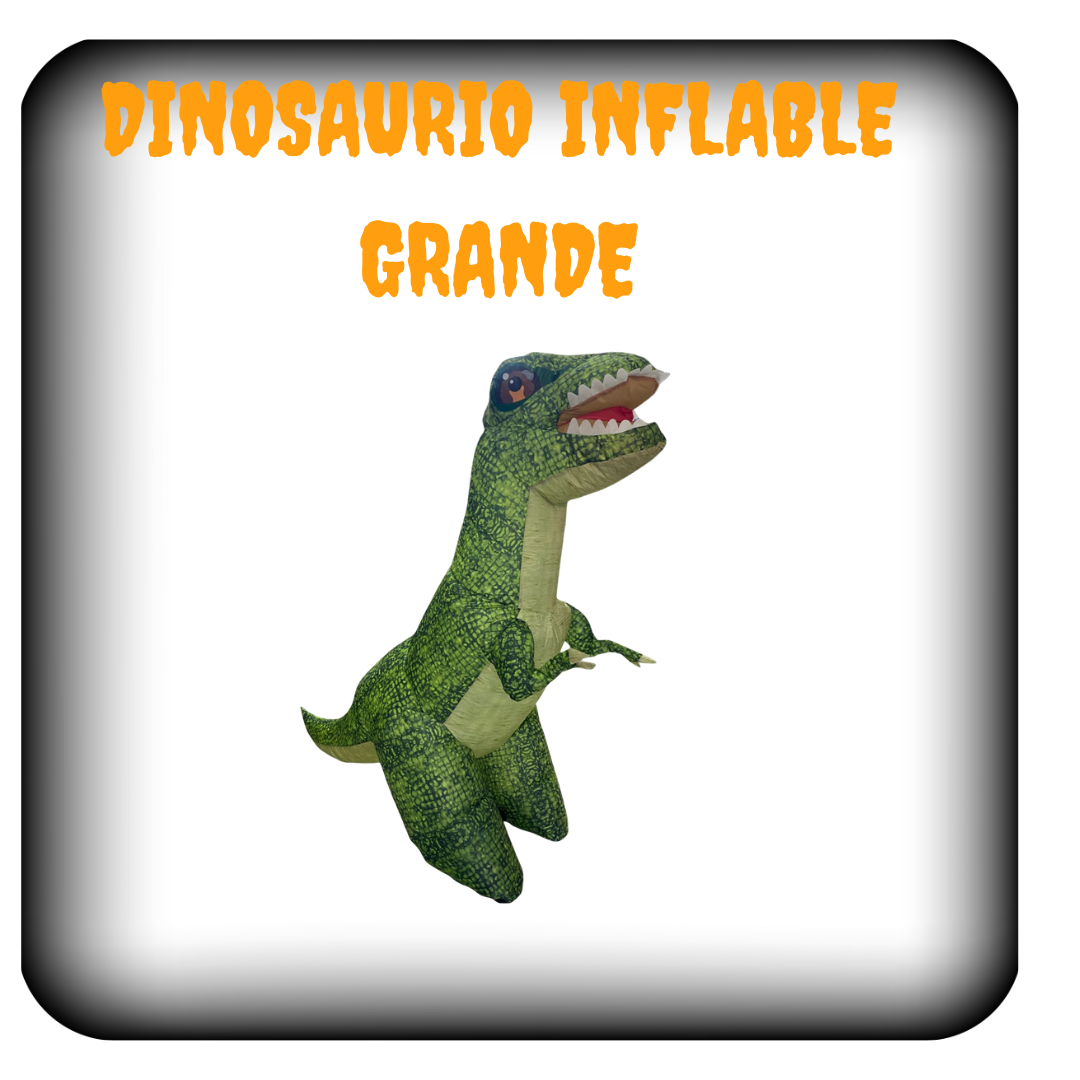 Dinosaurio inflable grande