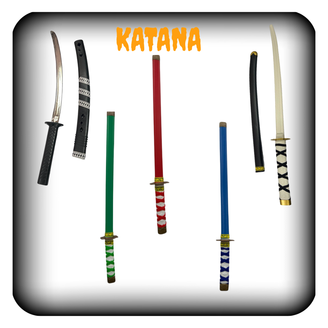 Katanas japonesas de juguete